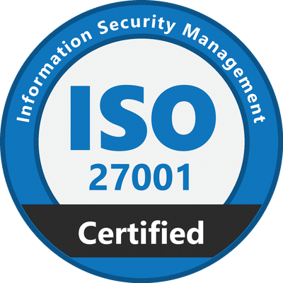 ISO/IEC 27001 Certified