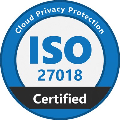 ISO/IEC 27018 Certified